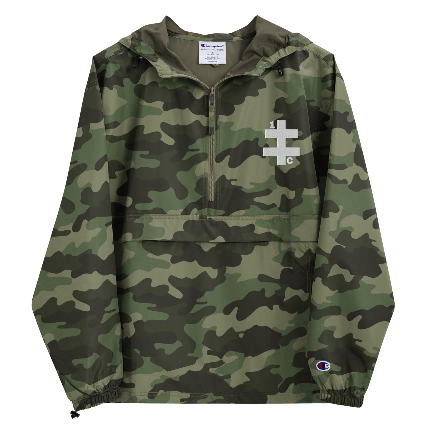 C CO, 1-325 AIR Embroidered Champion Packable Jacket