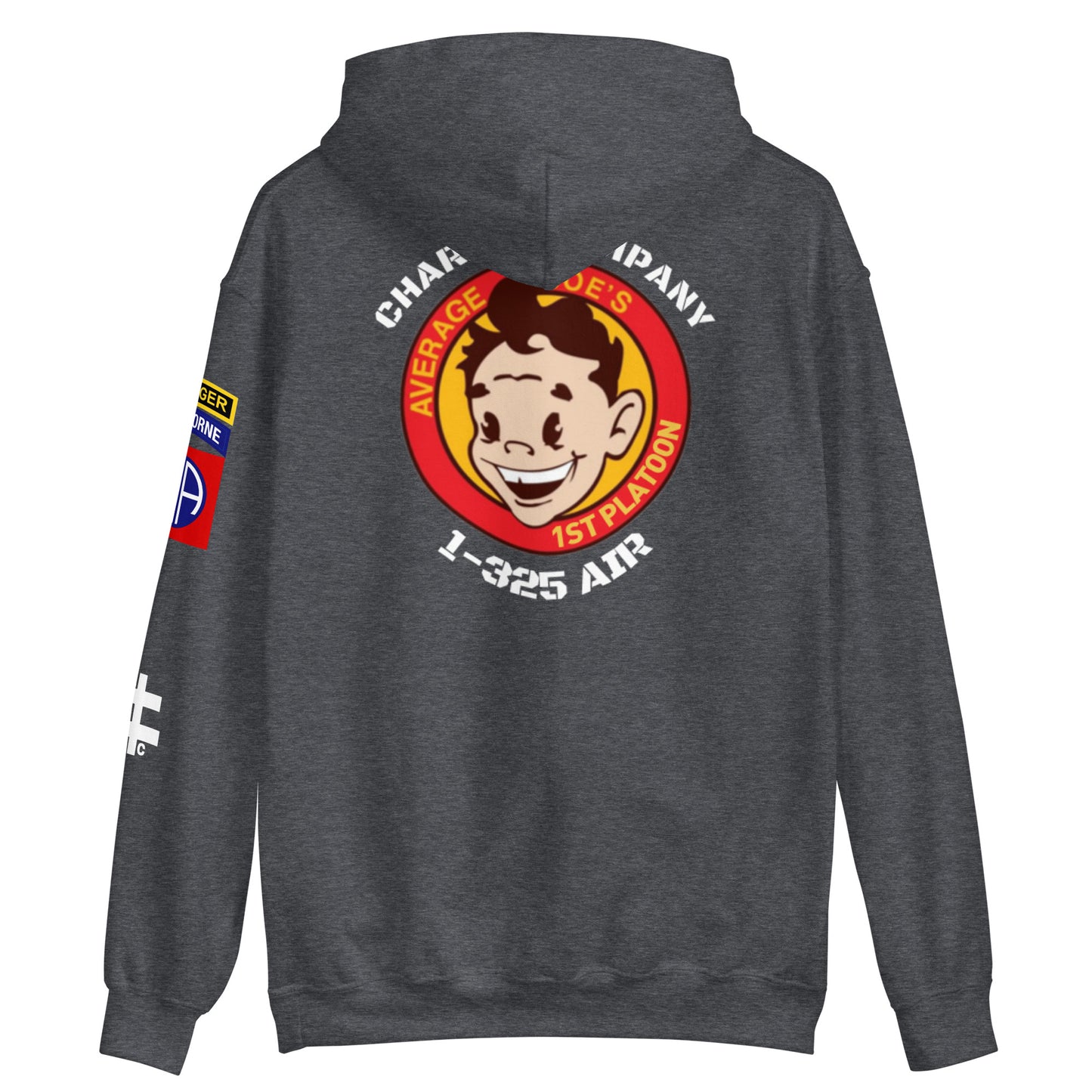 1st PLT, C CO, 1-325 AIR (W/RANGER TAB) Unisex Hoodie