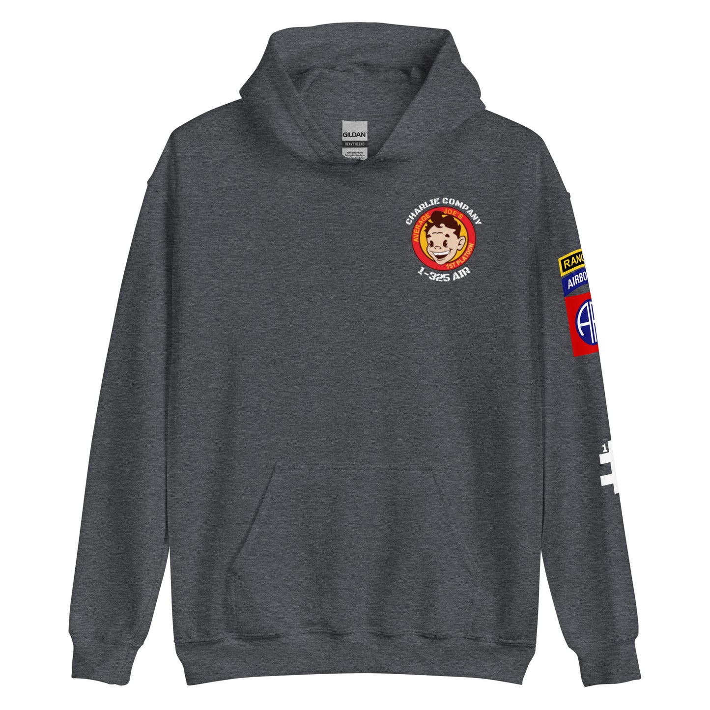 1st PLT, C CO, 1-325 AIR (W/RANGER TAB) Unisex Hoodie