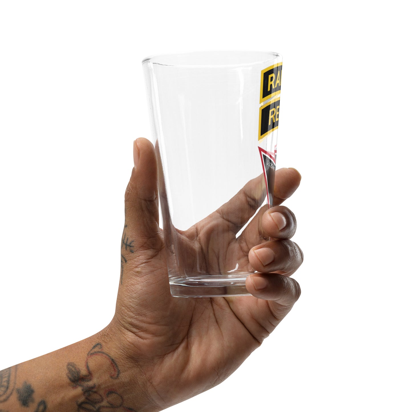 1-325 RECCE Shaker pint glass