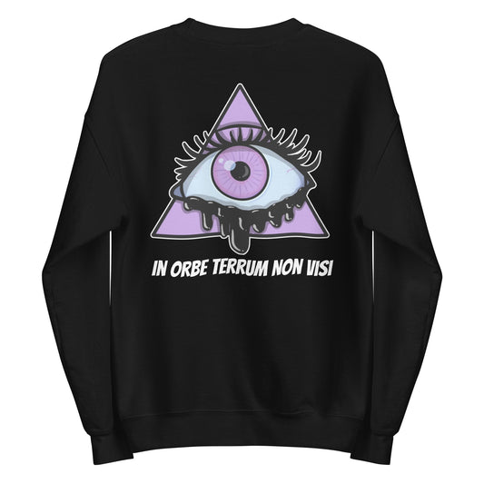 "In orbe terrum non visi" 50/50 Unisex crew neck sweatshirt