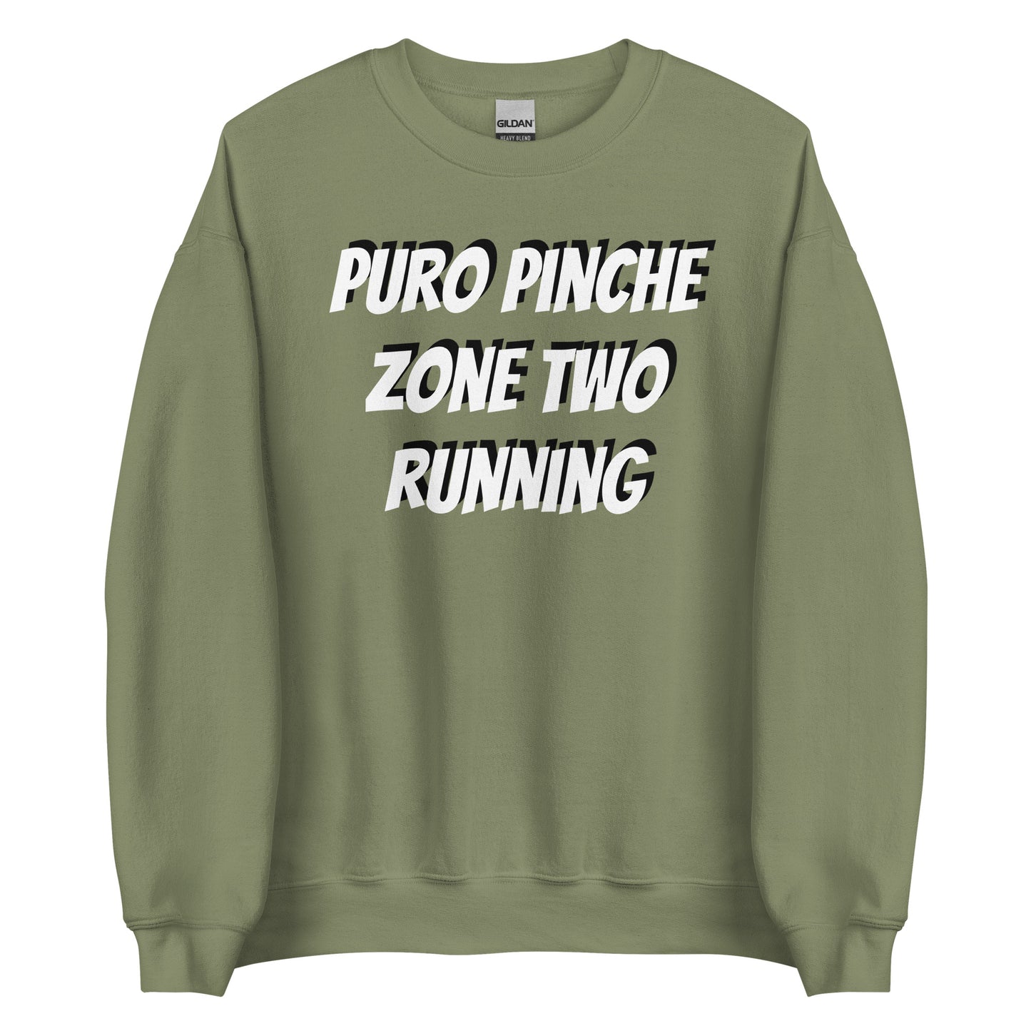 "Puro Pinche Zone Two Run" Unisex Crewneck Sweatshirt