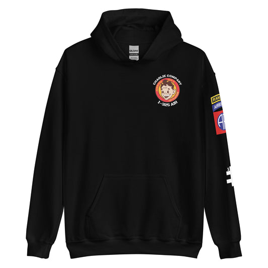 1st PLT, C CO, 1-325 AIR (W/RANGER TAB) Unisex Hoodie