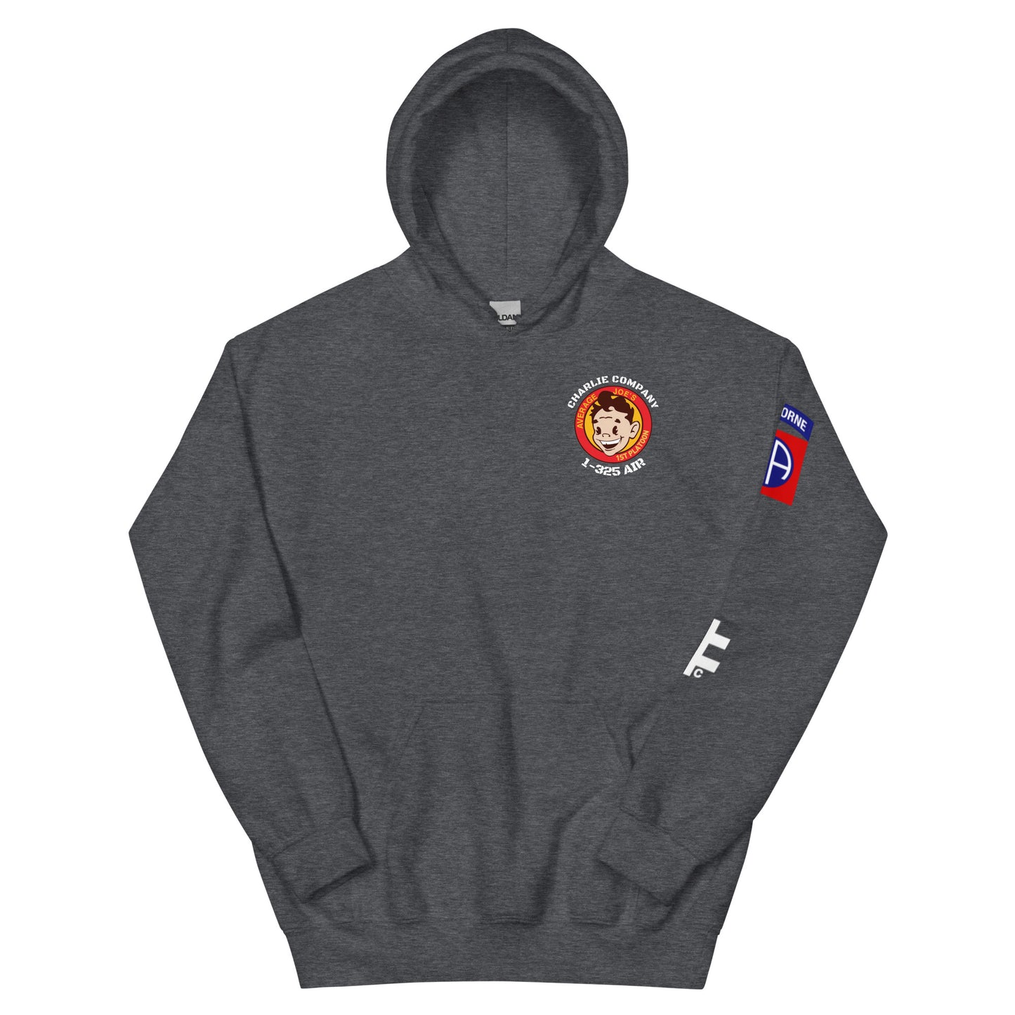 1st PLT, C CO, 1-325 AIR (NO RANGER TAB) Unisex Hoodie