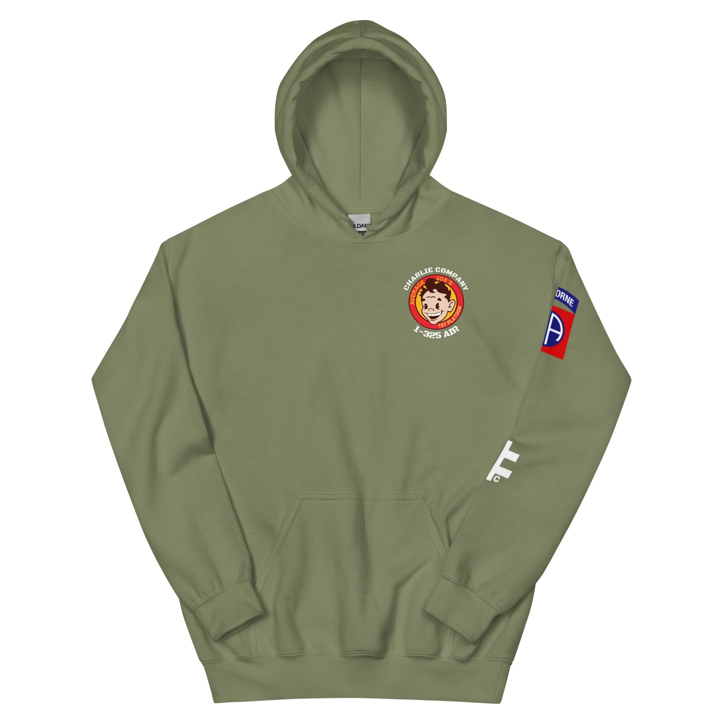 1st PLT, C CO, 1-325 AIR (NO RANGER TAB) Unisex Hoodie